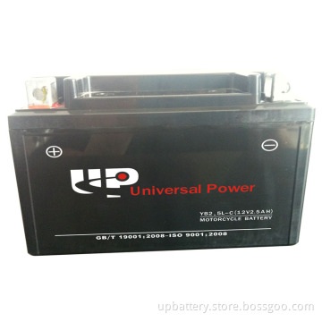 Sealed Maintenance Free Motorcycle Battery Yb2.5L-C Mf